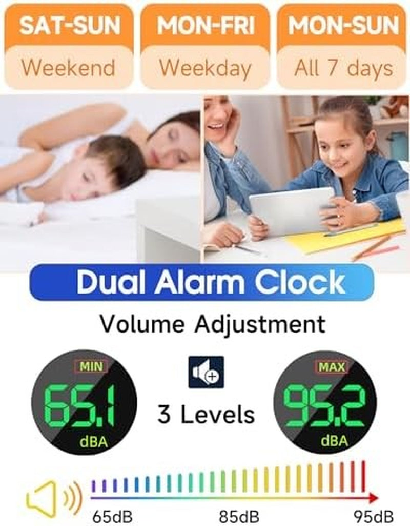 Extra Loud Alarm Clock for Heavy Sleepers