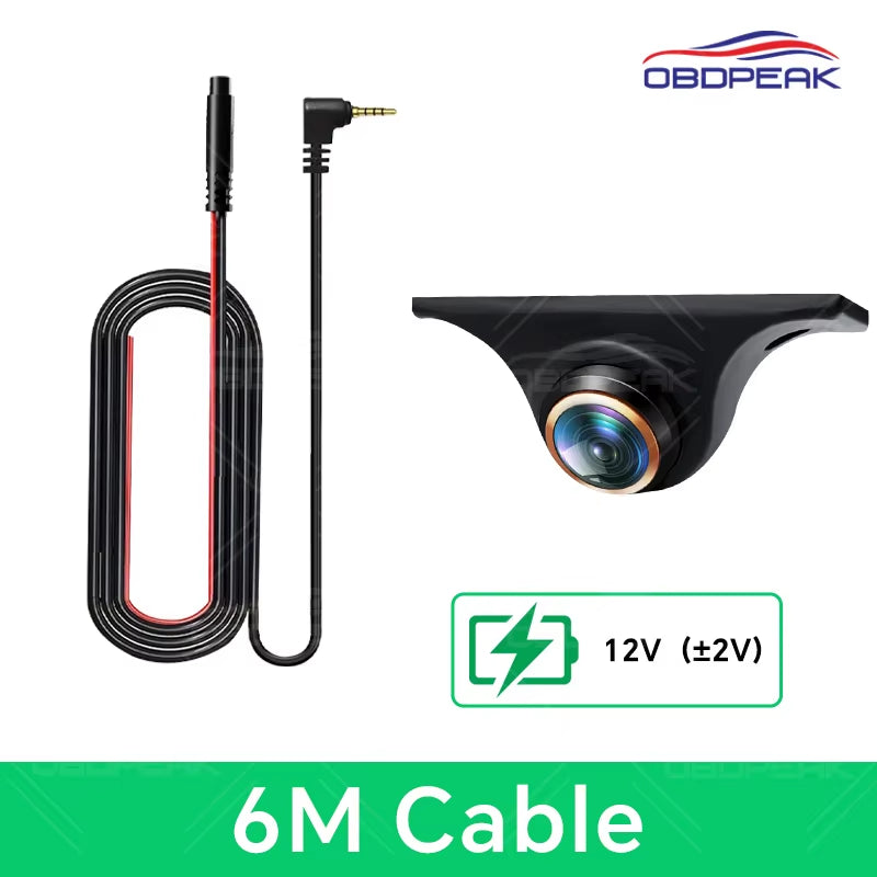 AHD 1080P Car Rear View Camera 170° Fisheye Golden Lens Full HD Night Vision Vehicle Reversing Front Cameras 360 for Dash Cam