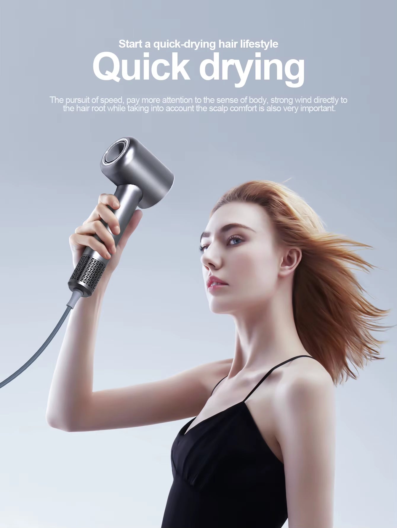 M21 High Power Quick Dry Hairdryer Negative Ion Hairdryer Hot & Cold Brush Hairdryer Powerful Hairdryer Hairdressing Salon Tools