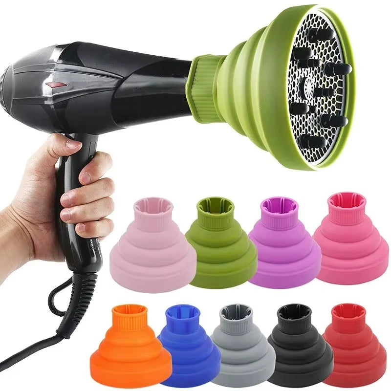 Telescopic Hair Dryer Universal Hair Curler Cover Diffuser Plate Hairdressing Tool Accessories Curling Iron Barber Supplies