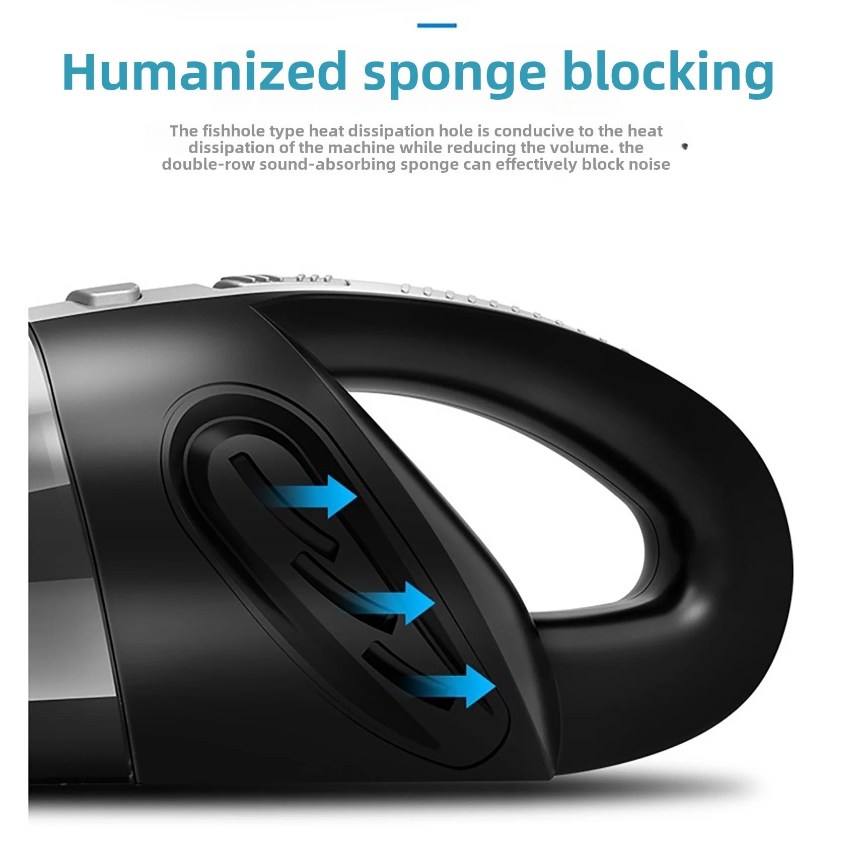 Cordless Handheld Vacuum with 10000PA Powerful Suction, Portable Rechargeable Car Vacuum Cleaner for Car,Home