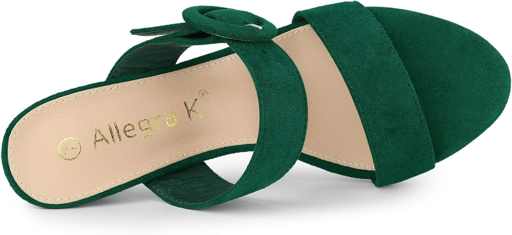 Women'S Opened Toe Buckle Stiletto Heels Slide Sandals